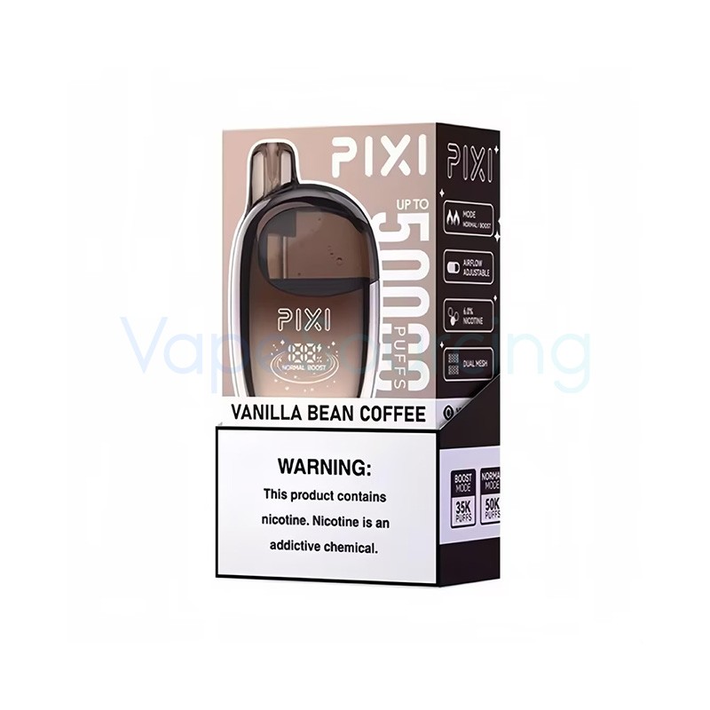vanilla bean coffee pixi 50k disposable vape