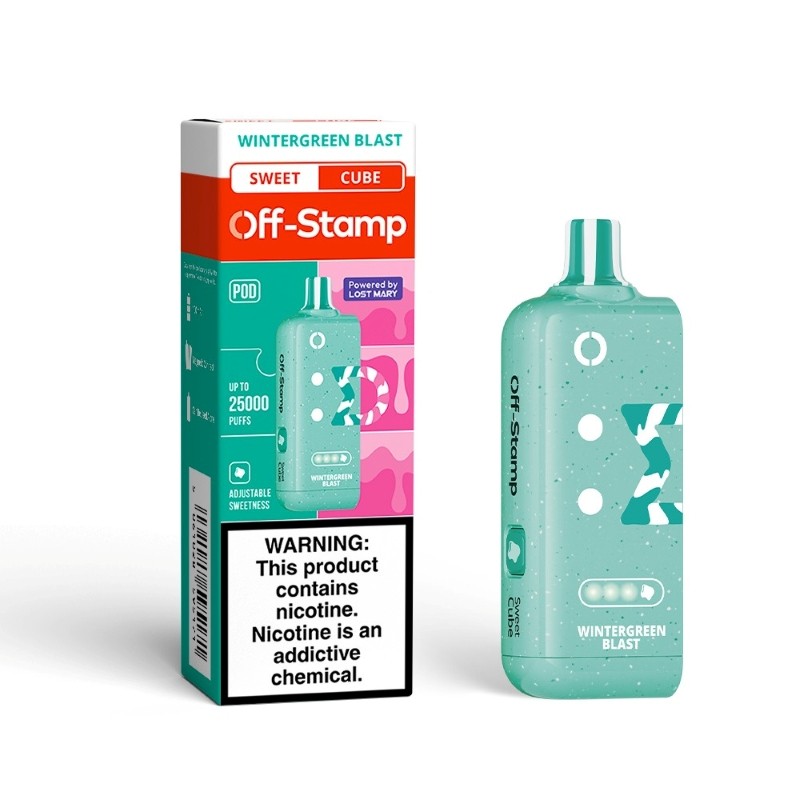 wintergreen blast off-stamp x cube sweet cube 25k