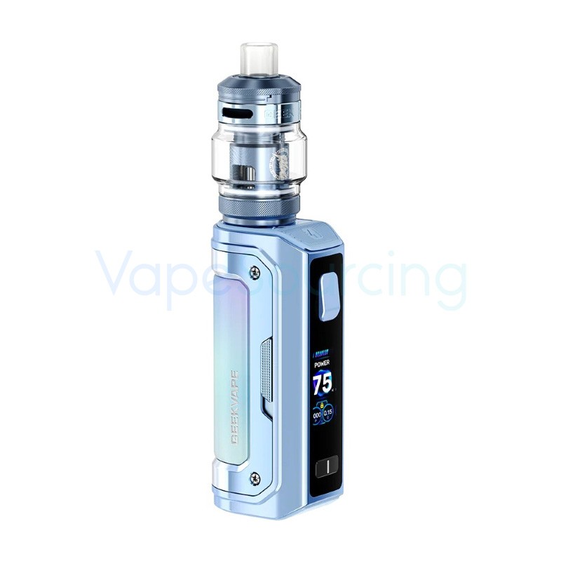 aqua blue geekvape aegis mini 5 vape mod kit