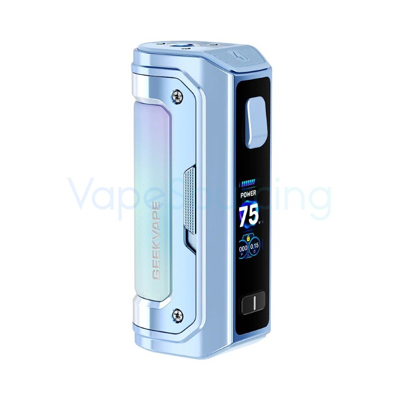 aqua blue geekvape aegis mini 5 box mod