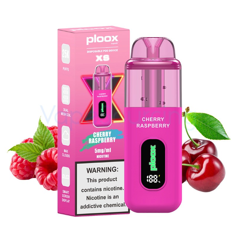 cherry raspberry ploox xs 25k