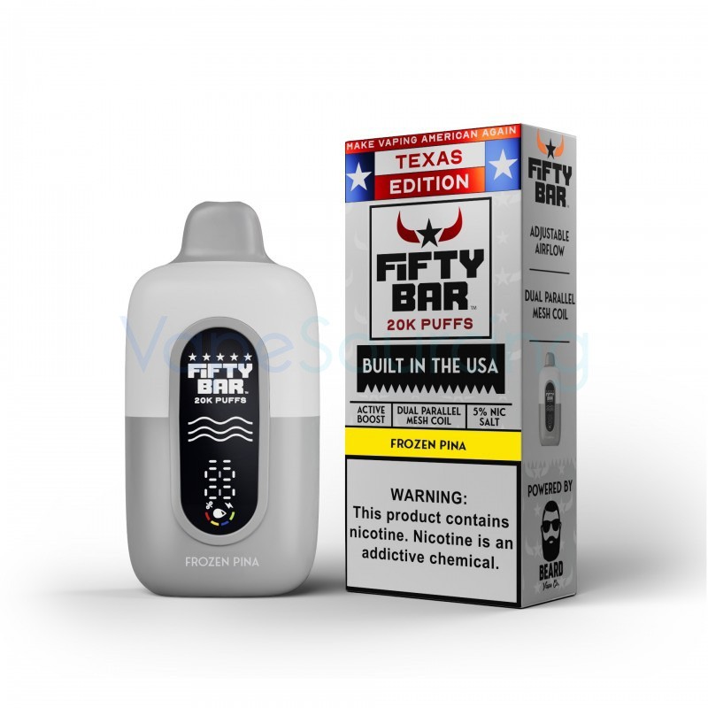 frozen pina fifty bar texas edition 20k