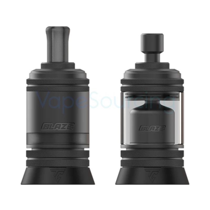 matte gunmetal thunder cloud x mike vapes blaze mtl rta