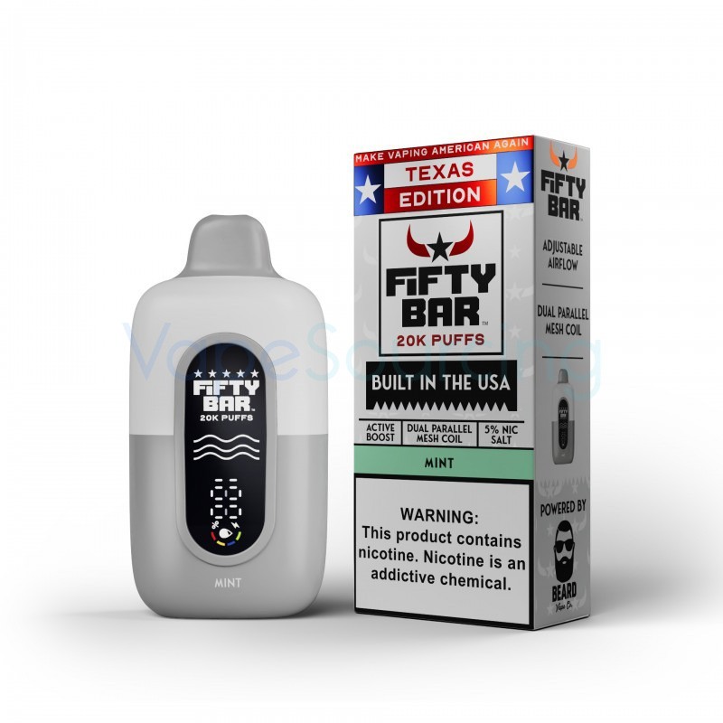 mint fifty bar texas edition 20k