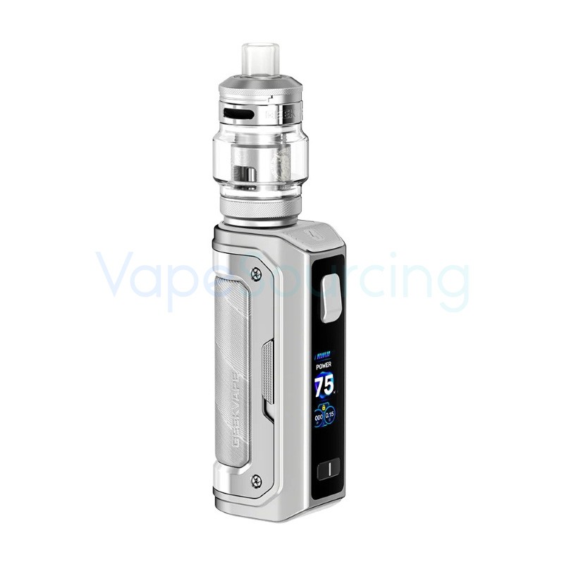 polar silver geekvape aegis mini 5 vape mod kit