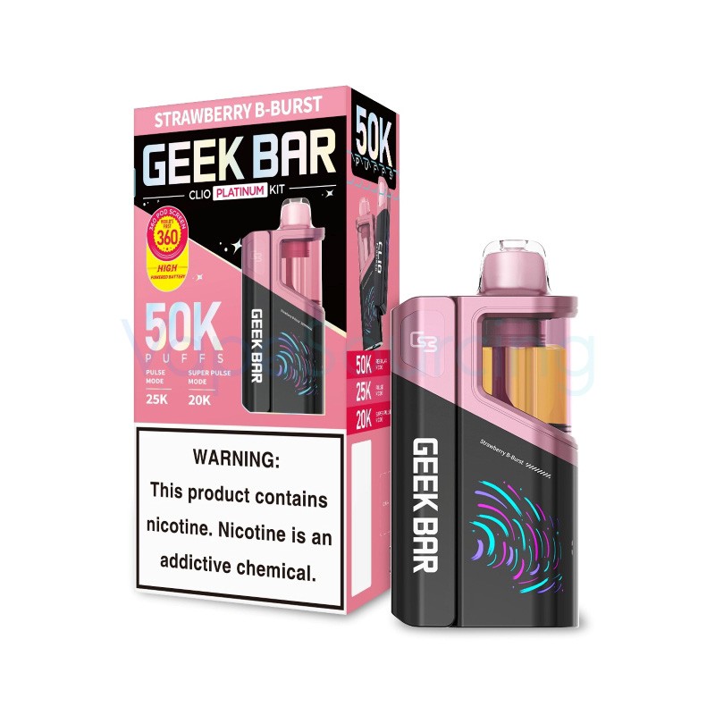 strawberry b burst geek bar clio platinum 50k