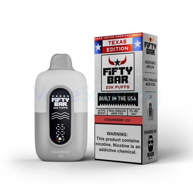 strawberry ice fifty bar texas edition 20k