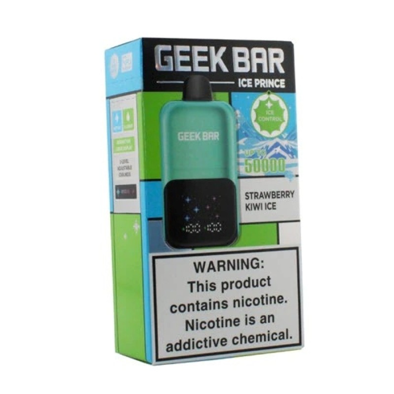 strawberry kiwi ice geek bar ice prince 50k