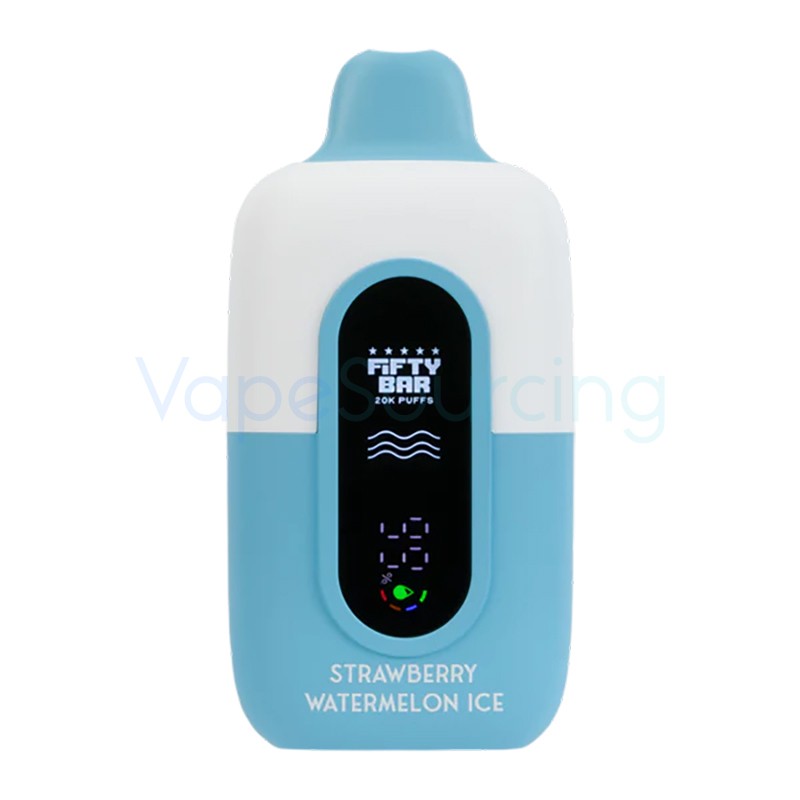 strawberry watermelon ice fifty bar 20k nixodine