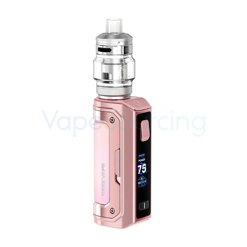 sunset rose geekvape aegis mini 5 vape mod kit