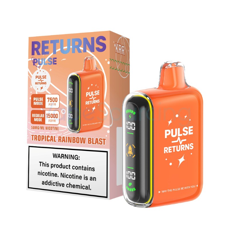 tropical blast rainbow pulse returns 15k