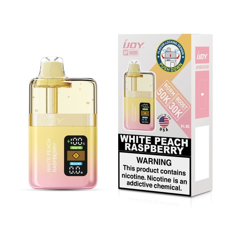 white peach raspberry ijoy xp50000