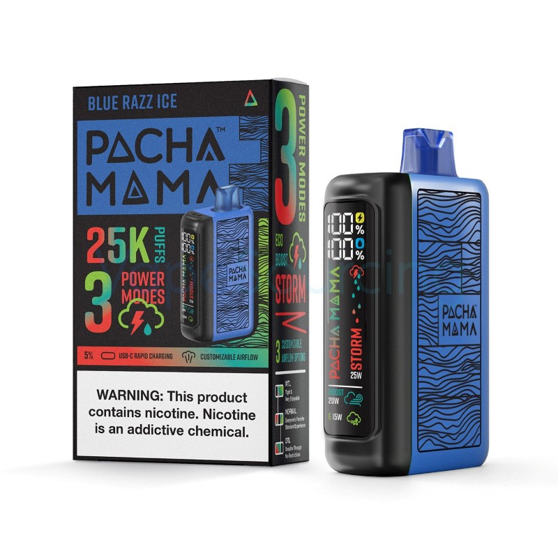 blue razz ice pachamama 25k