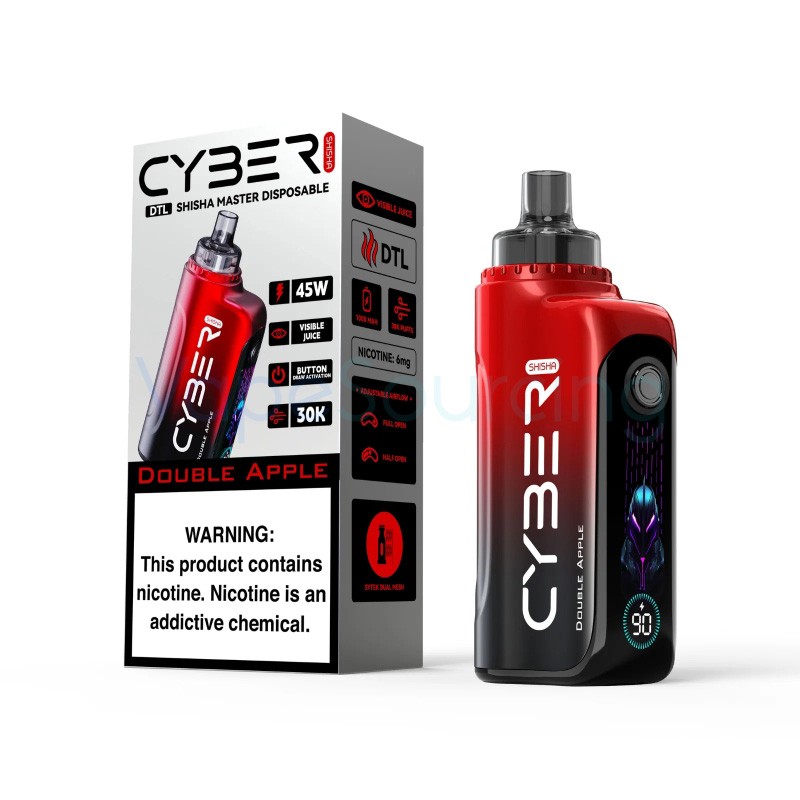 double apple keystone cyber shisha 30k