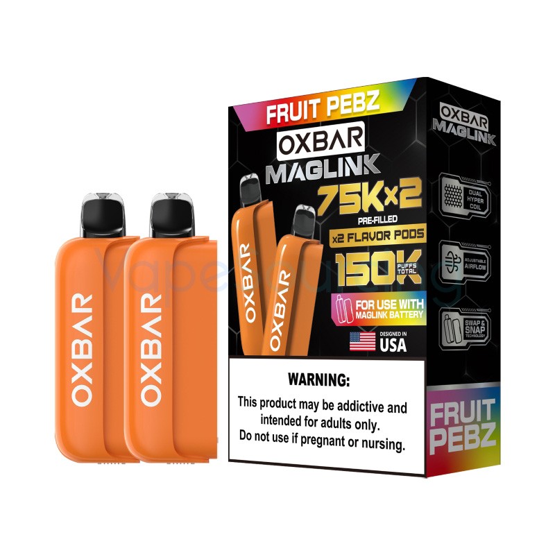 fruit pebz oxbar maglink 75k disposable pod