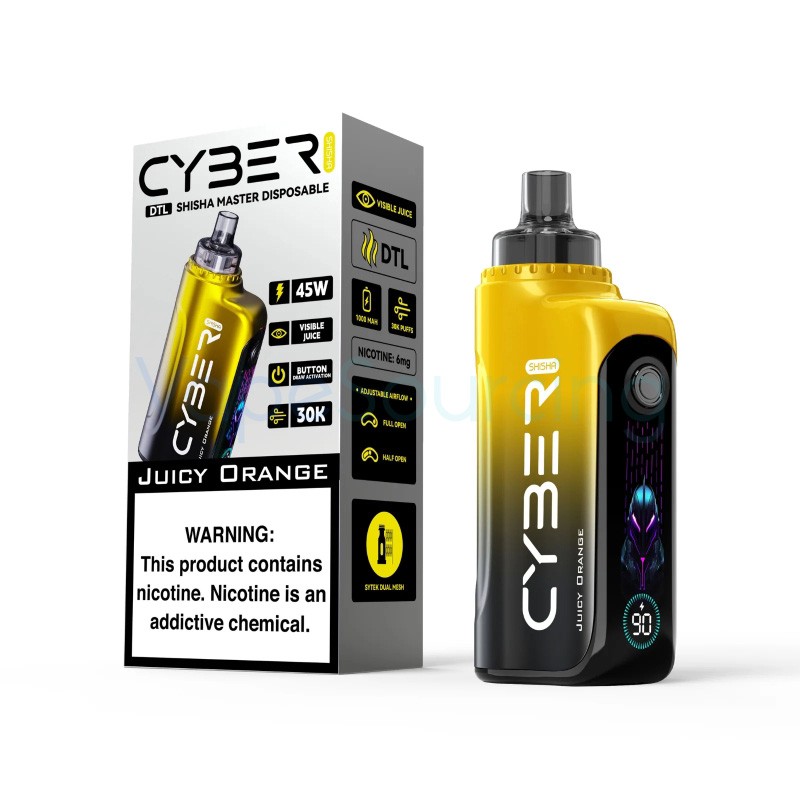 juicy orange keystone cyber shisha 30k
