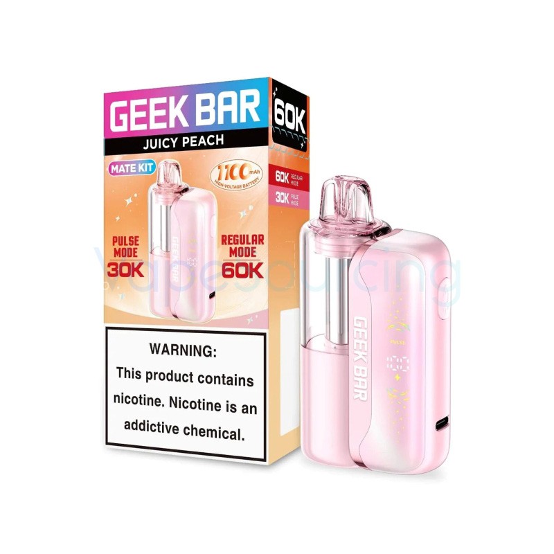 juicy peach geek bar mate 60k