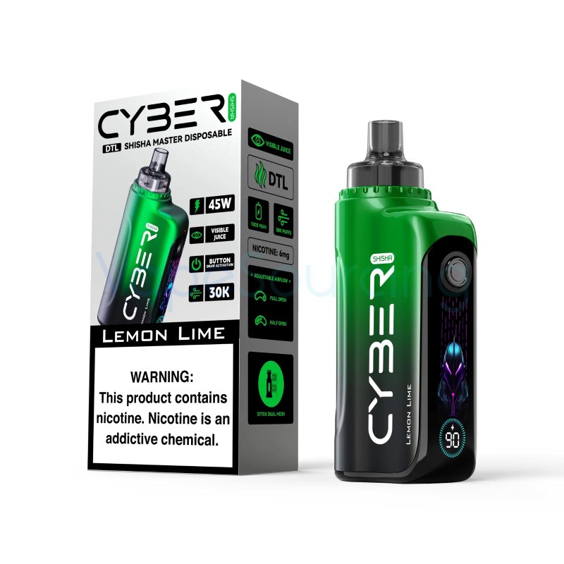 lemon lime keystone cyber shisha 30k
