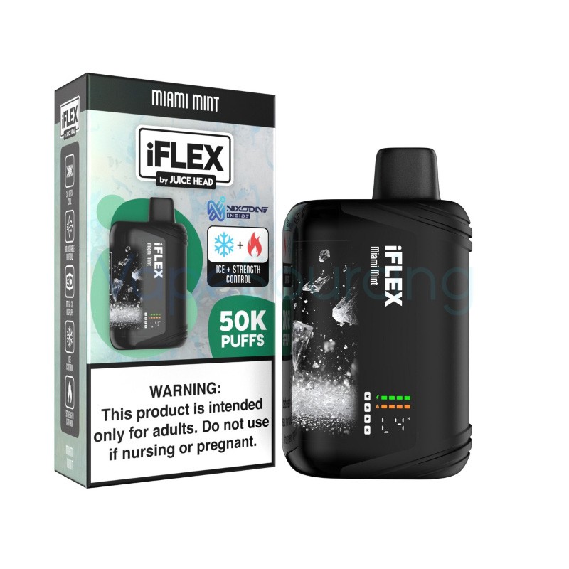 miami mint juice head iflex nixodine 50k
