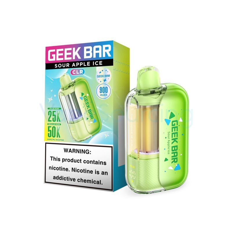 sour apple ice geek bar clr 50k