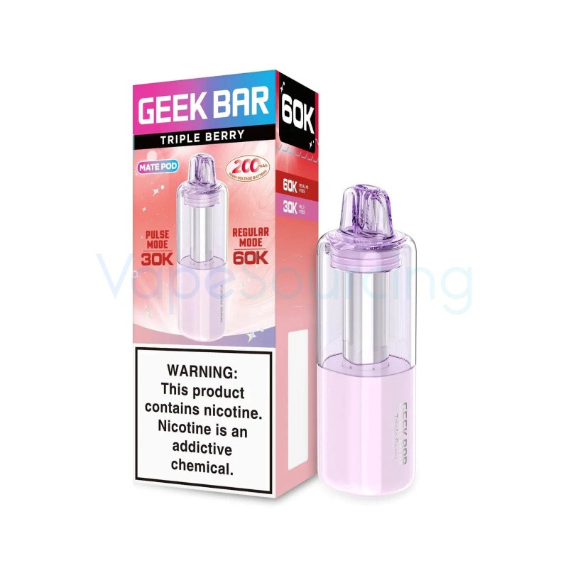 triple berry geek bar mate 60k disposable pod