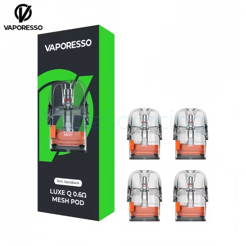 0.6ohm vaporesso luxe q mesh replacement pod cartridge