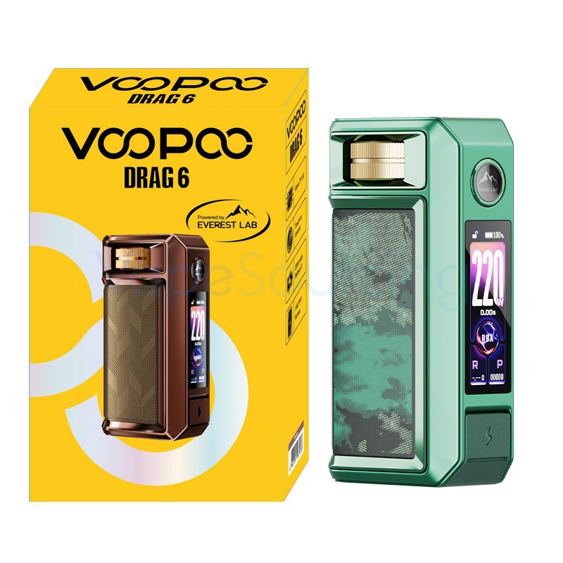 voopoo drag 6 box mod package