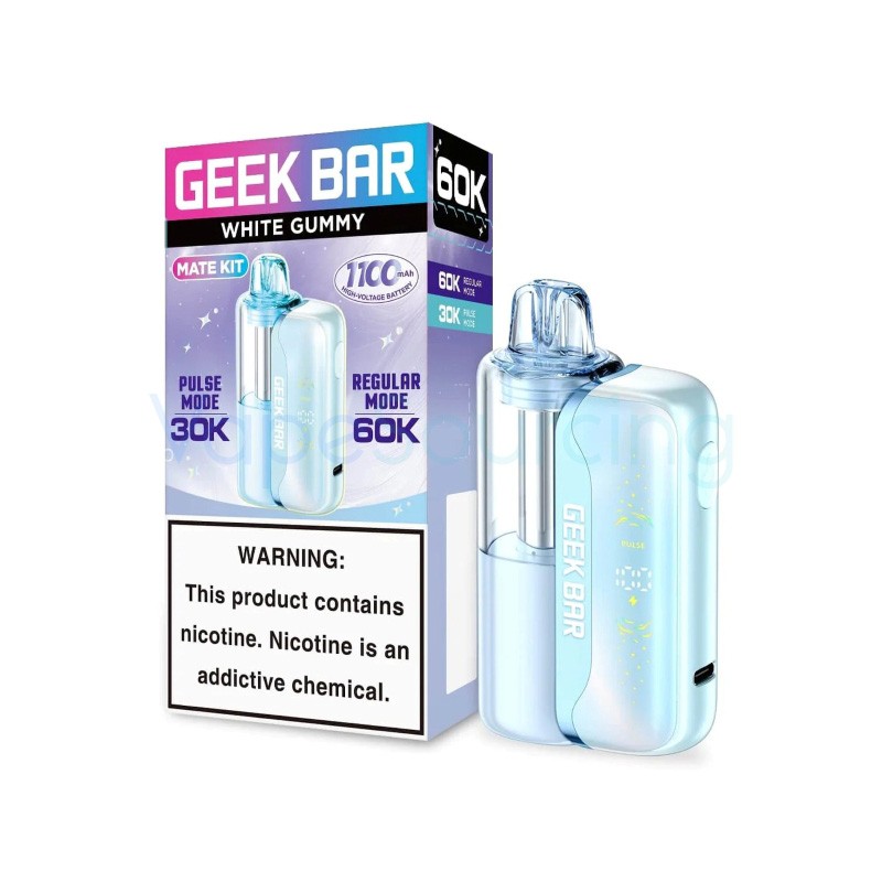white gummy geek bar mate 60k