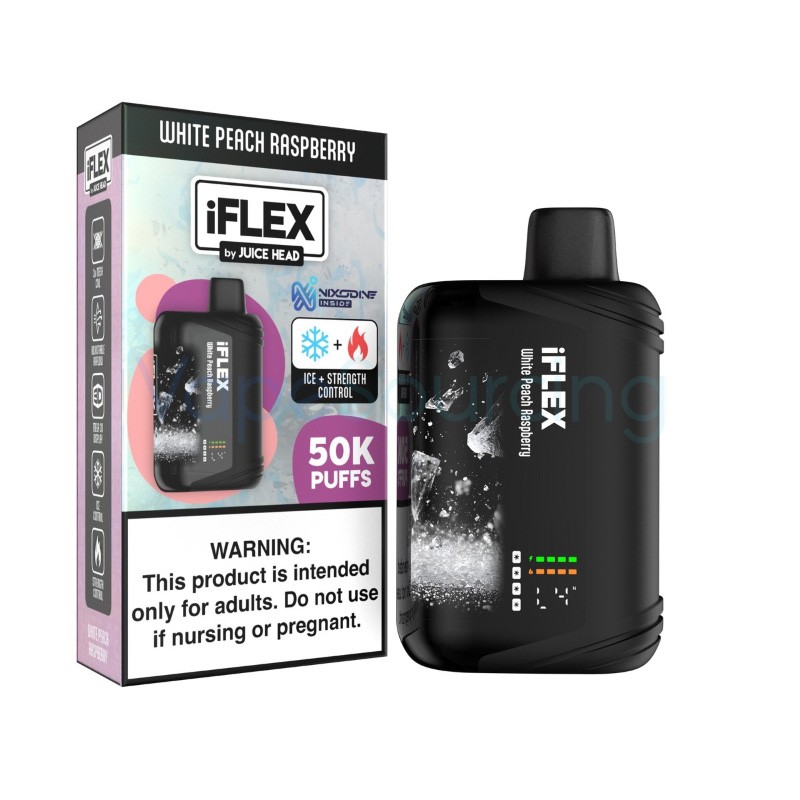 white peach raspberry juice head iflex nixodine 50k