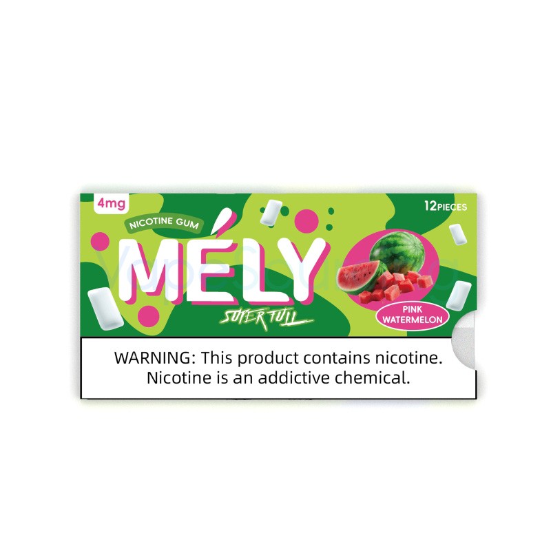 4mg pink watermelon mely nicotine gum