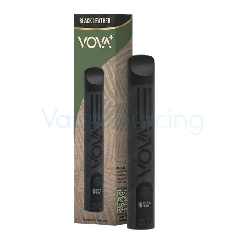 black leather vova plus volks vaporizer