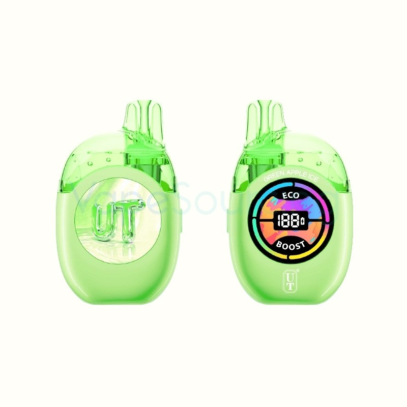 green apple ice flum ut bar clear tank 50k