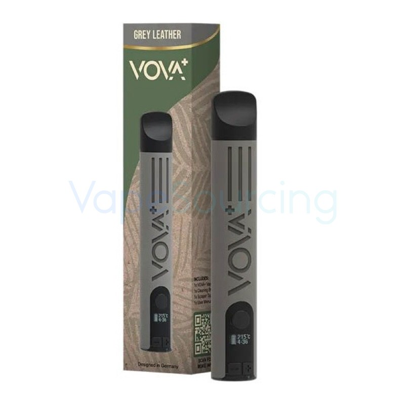 grey leather vova plus volks vaporizer