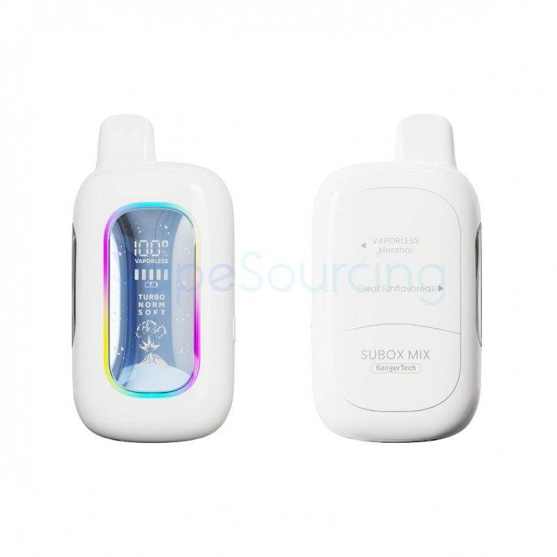 clear (unflavored)/menthol kanger subox mix 50k
