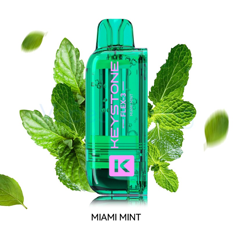 miami mint keystone flex-3 40k disposable pod