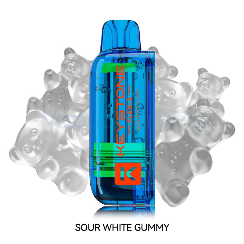 sour white gummy keystone flex-3 40k disposable pod