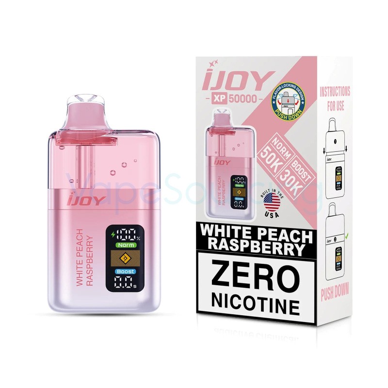 white peach raspberry ijoy xp50000 zero nicotine