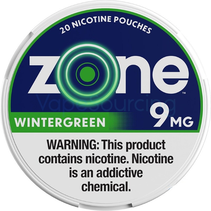 wintergreen zone tobacco free nicotine pouches