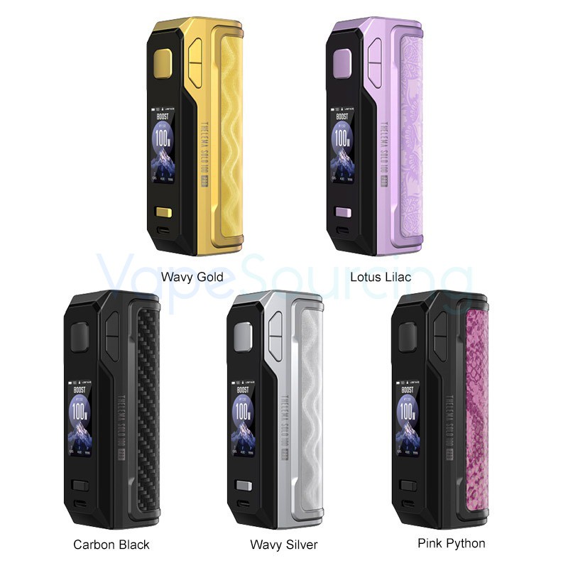 lost vape thelema solo 100 pro box mod all colors