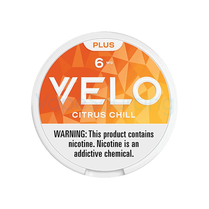 6mg velo plus citrus chill nicotine pouches