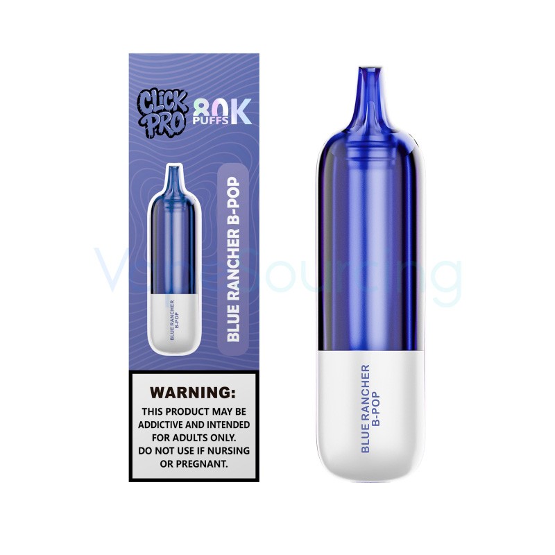 blue rancher b pop l&a click pro 80k nixodine disposable pod