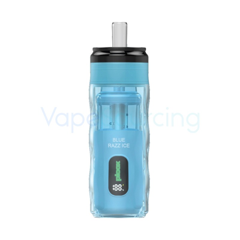 blue razz ice ploox mini hookah 25k