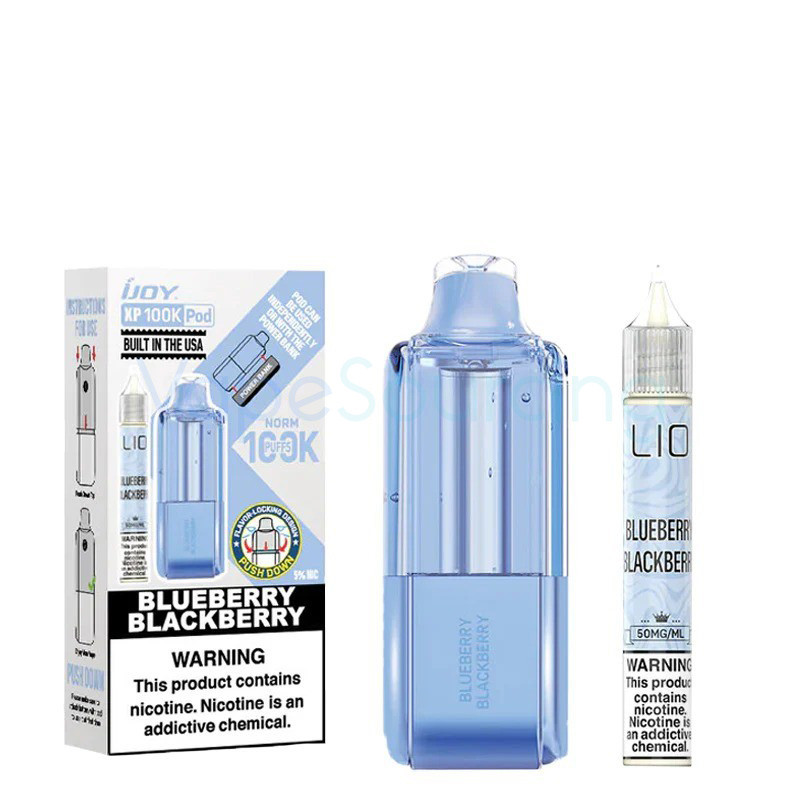 packs disposable vape instructions iJOY XP100K Pod & Bottle Pack 5% Flavor:Orange Peach Fuze Dual 2 in 0.5% Disposable