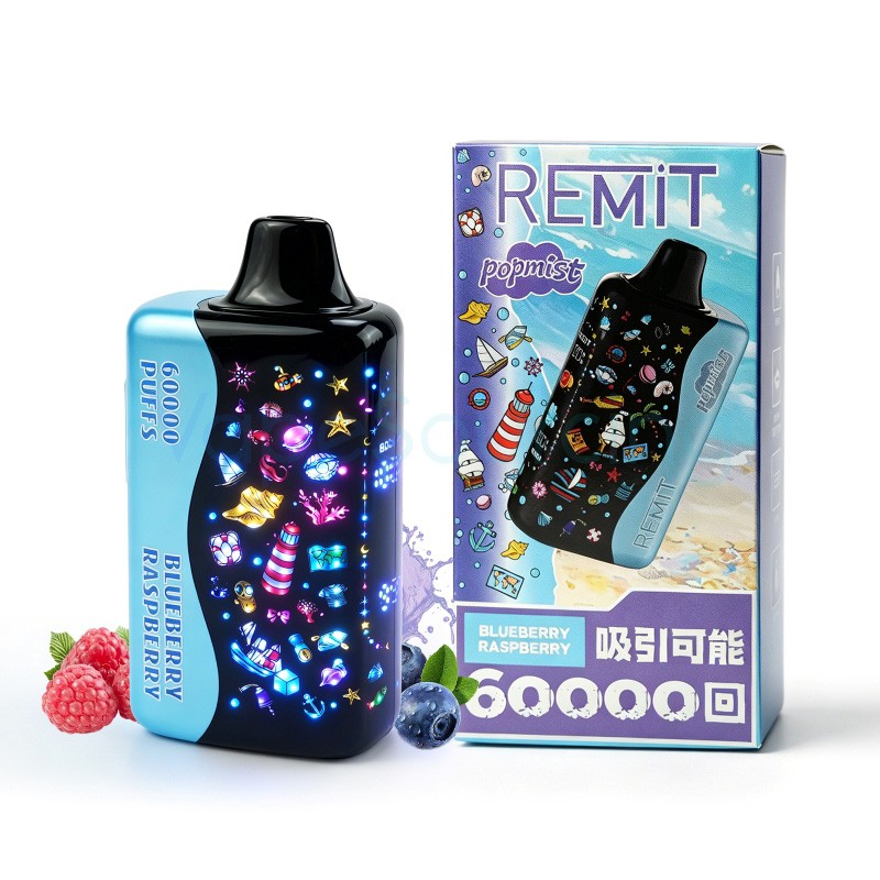 blueberry raspberry remit popmist 60k nicotine free