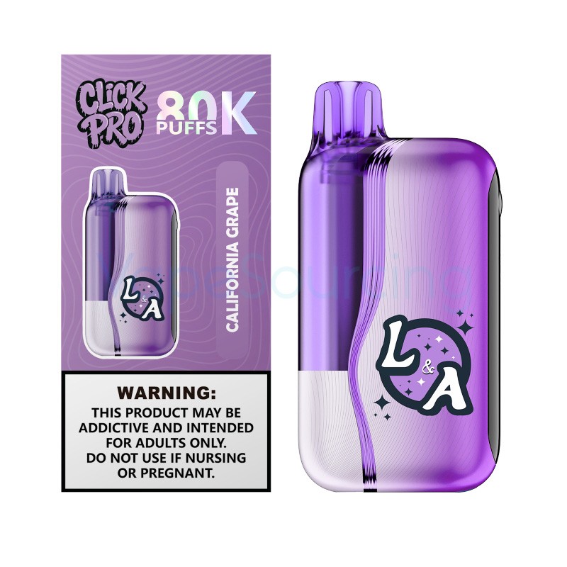 california grape l&a click pro 80k nixodine