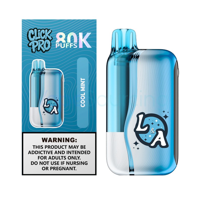 cool mint l&a click pro 80k nixodine