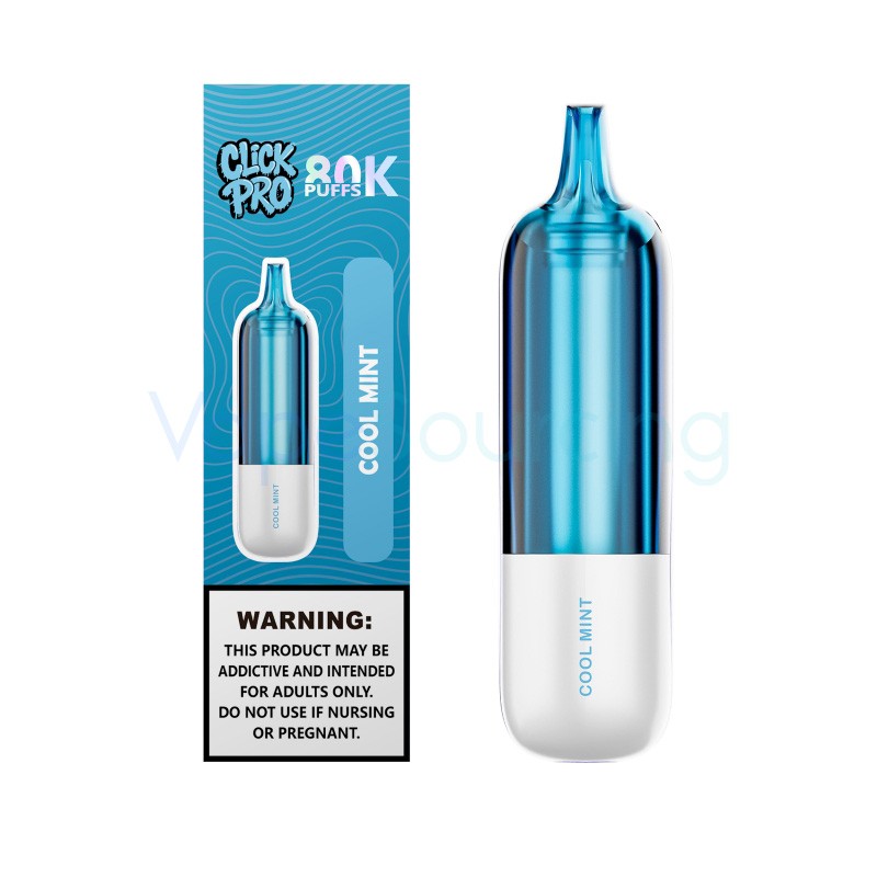 cool mint l&a click pro 80k nixodine disposable pod