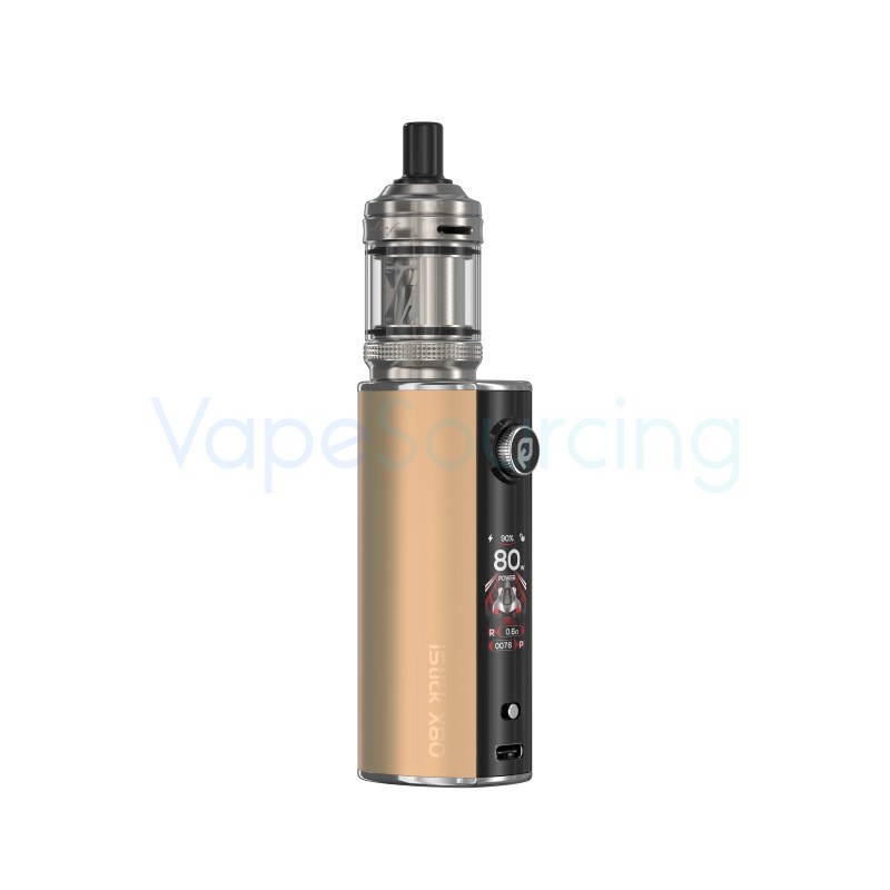 gold eleaf istick x80 vape mod kit with gtl x
