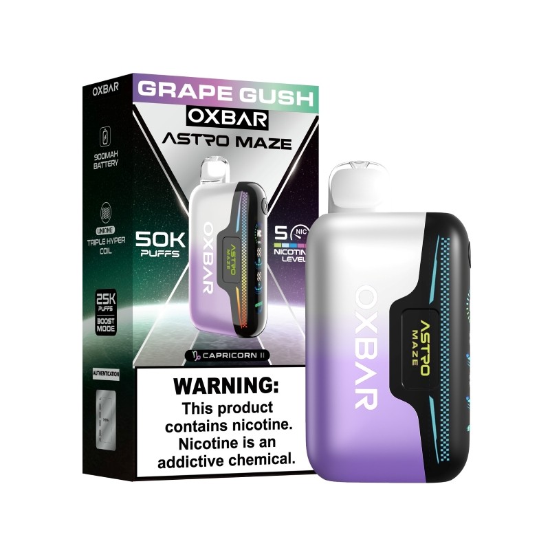 grape gush oxbar astro maze 50k
