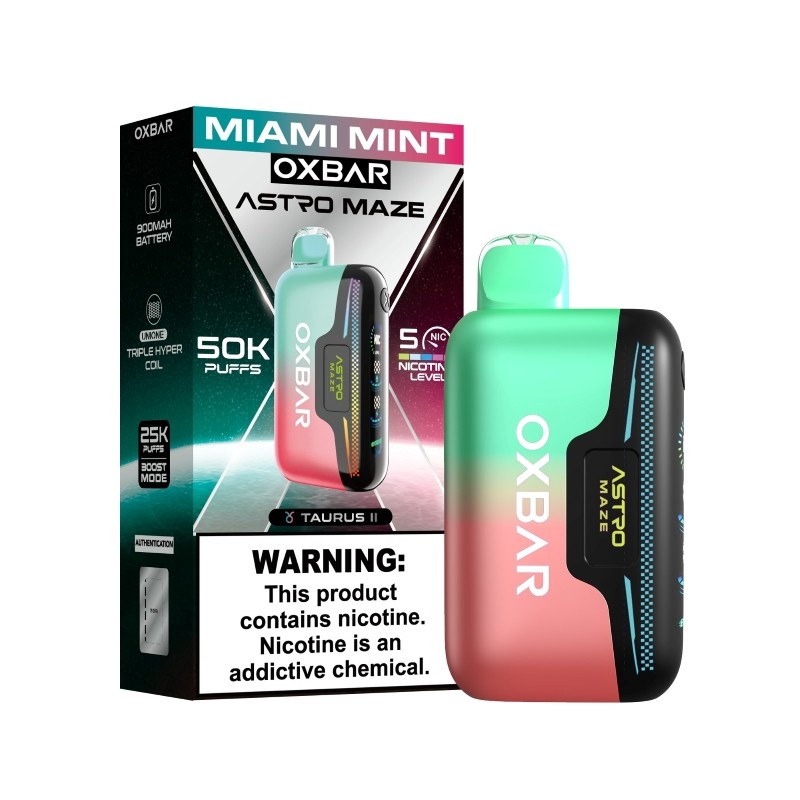 miami mint oxbar astro maze 50k